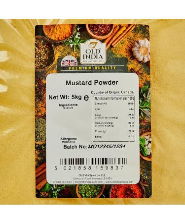 Old India Mustard Powder 5kg Classic - Premium Quality 5 kg (Pack of 1) - Buy Online on GoSupps.com