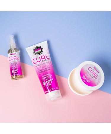 The Curl Company Enhance & Perfect Curl Cream 200ml with Curplex & Moringa Oil. Ideal for Curls & Waves - Buy Online on GoSupps.com