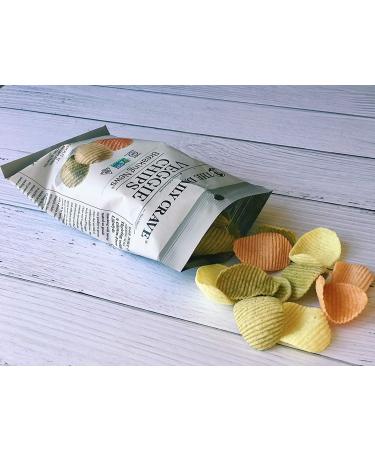 The Daily Crave Veggie Chips 1 oz (Pack of 24) - Kosher, Crunchy, Vegan Veggie Crisps - Buy Online on GoSupps.com