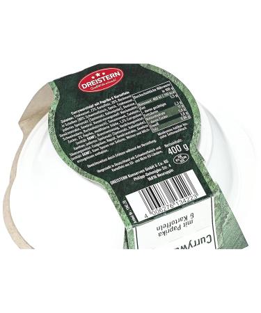 Dreistern Currywurst with Paprika & Potatoes - 400g Pack of 2 | Authentic German Sausage | Fast International Shipping - Buy Online on GoSupps.com