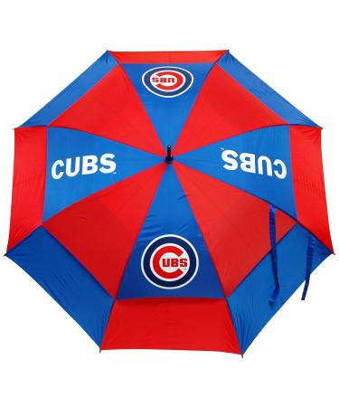 Team Golf MLB 62" Golf Umbrella with Protective Sheath, Double Canopy Wind Protection Design, Auto Open Button Chicago Cubs - Buy Online on GoSupps.com