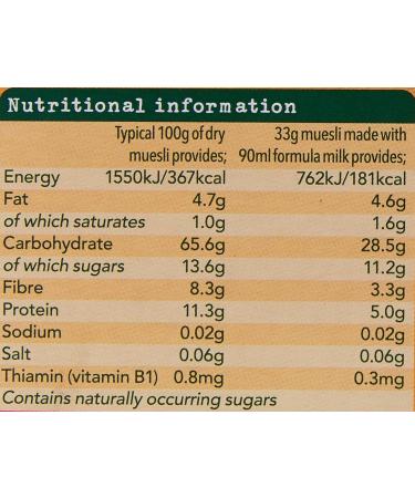 Organix Banana Peach & Apple Muesli - Buy Online on GoSupps.com