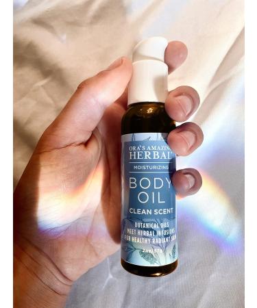 Natural Body Powder and Oil Set Dusting Powder Body Oil No Talc Corn Grain Gluten Clean Scent Powder 2.5 oz with Travel Size Clean Scent Oil 2 oz Ora's Amazing Herbal Body Powder & Body Oil - Buy Online on GoSupps.com