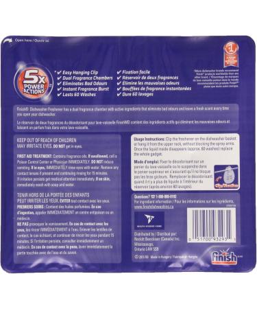 Finish Dishwasher Freshener/Deodorizer Citrus 2 Count - Buy Online on GoSupps.com