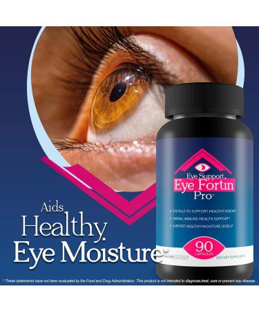 Eye Support Eye Fortin Pro - Our Best Eye Pills for Vision - Eye Care Supplements Healthy Vision Supplement - Herbal Vision Supplements for Adults - Pro Eyefortin Supplement Eye Support Vitamins - Buy Online on GoSupps.com