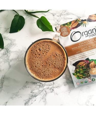Organic Traditions Chocolate Latte with Ashwagandha & Probiotics - 5.3 oz (150 g) | Boost Wellness & Flavor - Buy Online on GoSupps.com