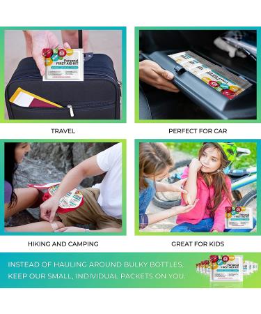Mini Emergency Medical Kit - 10 Pack for Kids, Schools, Business, Hiking & Camping | Wound Care Products - Buy Online on GoSupps.com
