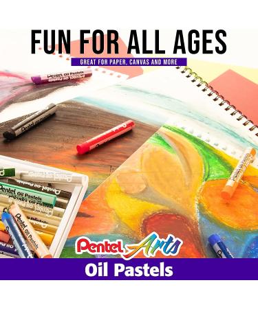 Pentel Oil Pastels 50/Pkg - Assorted Colors, Pack of 50 | Vibrant Artist Pastels - Buy Online on GoSupps.com