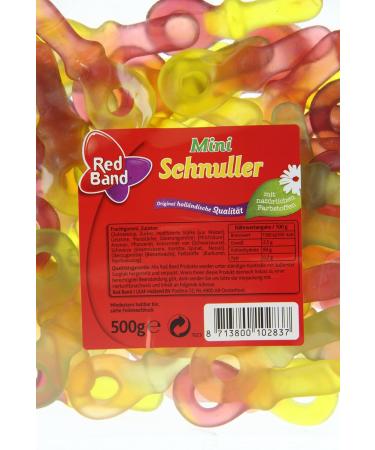 Red Sachet de ruban bonbons Sucette pack de 12 (12 x 500 g) - Buy Online on GoSupps.com