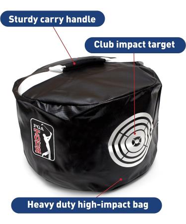 PGA TOUR Club Impact Golf Training Bag - Black - Buy Online on GoSupps.com