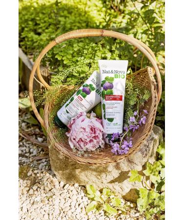 NAT&NOVE BIO certified organic shine shampoo for colored hair 250 ml - Buy Online on GoSupps.com