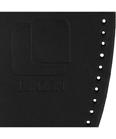 Lenzen Black Leather Heel Cushions - Orthopedic Shoe Inserts for Heel Protection & Spur Relief (Size 38-40) - 2 Pairs - Buy Online on GoSupps.com