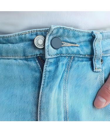 SULIVES 12 Pcs Button Extender for Trousers - Adjustable Waist Extender for Men and Women - Eco-Friendly and Stylish Trouser Waist Extender Set - Buy Online on GoSupps.com