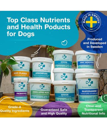 European Pet Pharmacy Omega 3 Fish Oil for Dogs/Cats Dog Joint Supplements Cat Joint Supplement for Itchy Dog Skin Relief Mobility 180 soft gels - Buy Online on GoSupps.com