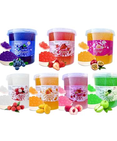 3kg Vegan Bubble Tea Pearls - Certified Boba Pearl Set for DIY Drinks & Parties - Buy Online on GoSupps.com