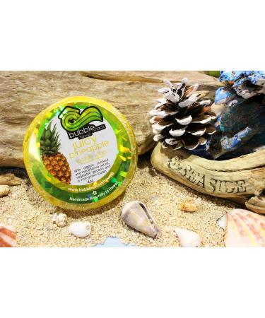 Buy Juicy Pineapple Loofah Lather Soap Bar | Exfoliating & Moisturizing | International Shipping Available - Buy Online on GoSupps.com
