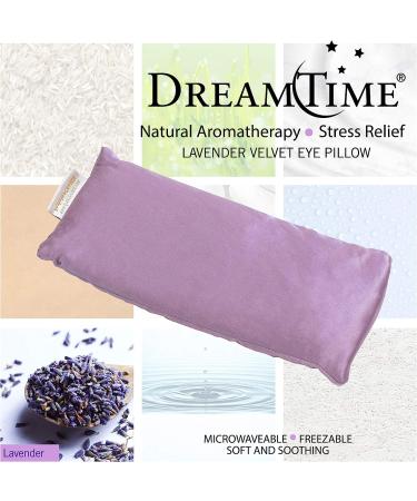Inner Peace Eye Pillow - Lavender Aromatherapy Relaxation Mask for Yoga, Meditation, and Sleep - Velvet Lavender - 1 Pack - Buy Online on GoSupps.com