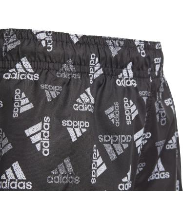 Buy adidas Boys Bos AOP Swim Shorts 7-8 Years - Black/White | International Shipping Available - Buy Online on GoSupps.com
