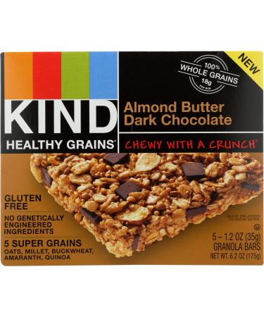 KIND Healthy Grains Almond Butter Dark Chocolate, 6.2 Oz