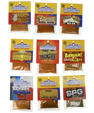 SuckleBusters Alamo BBQ Rub Sampler Gift Box