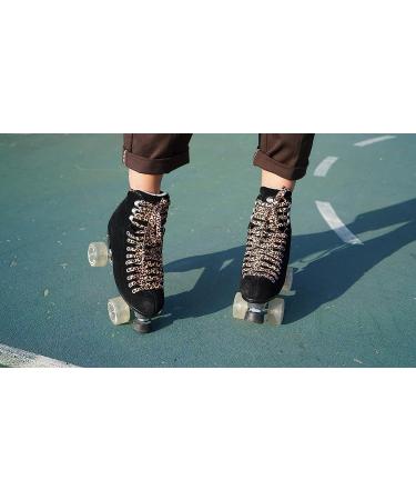 Moxi Panther Roller Skates - Stylish Black Suede Womens Skates | Size 7 - Buy Online on GoSupps.com