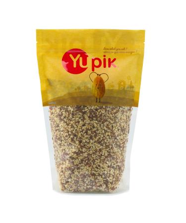 Yupik Diced California Almonds 1Kg with Skins Unblanched Gluten-Free Kosher Raw Good Source of Protein Fiber Iron & Calcium Low in Carb 1 kg