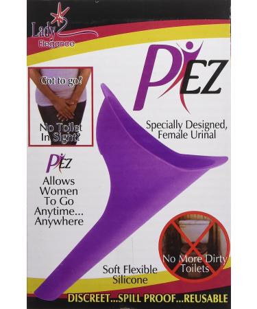 P Ez Travel Urinal for Women - Spill Proof & Reusable - Jobar International - Buy Online on GoSupps.com
