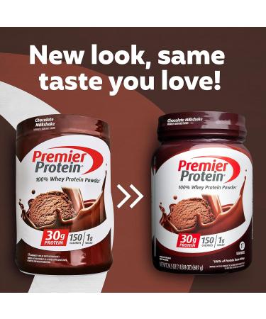Premier Protein Powder Chocolate Milkshake & Cafe Latte 30g Protein 1g Sugar 100% Whey Keto Friendly Gluten Free 17 Servings 23.9 Ounce (2 Pack) - Buy Online on GoSupps.com