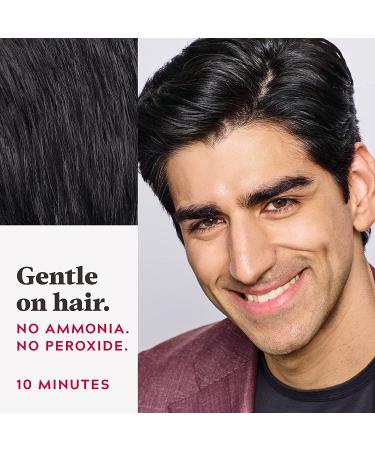 Just For Men Easy Comb-In Color Hair Dye, Real Black A-55, 3 Pack - No Mix Application - Buy Online on GoSupps.com