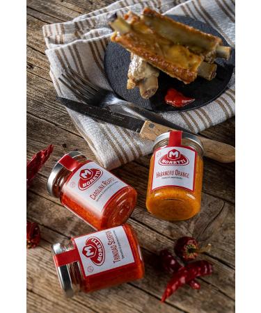 Moretti Chilli cream | 100% Calabrian 100% natural | Chili peppers grown and processed in Calabria with olive oil | Creamy spread | Made in Calabria (Habanero 1 piece) - Buy Online on GoSupps.com