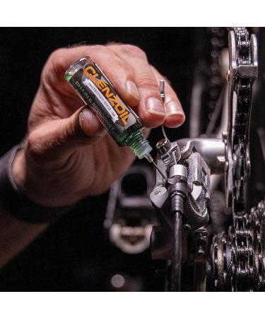Clenzoil Chain & Sprocket Bike Chain Cleaning Oil Kit | Cleaner, Lubricant, Protectant CLP | 4 oz Bottle with Needle Applicator, Microfiber, & Chain Brush - Buy Online on GoSupps.com