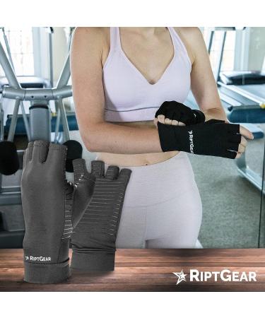 RiptGear Compression Gloves for Arthritis Relief - Men & Women - Medium - 1 Pair - Buy Online on GoSupps.com