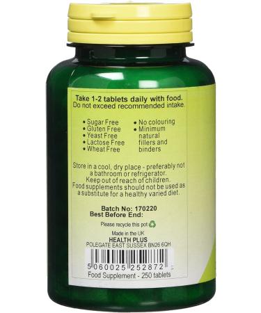 Health Plus Kelp 300mg Supplement - 250 Tablets for Body Shape | Plant-based Formula - Buy Online on GoSupps.com