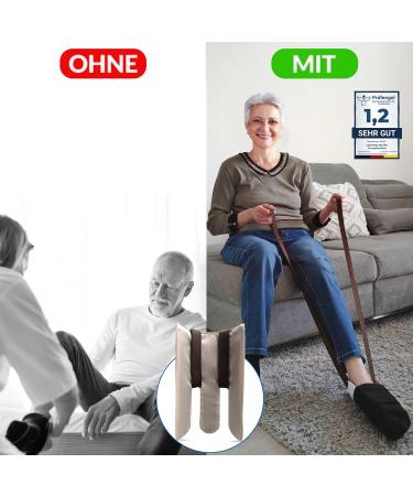 Premium Tear-Resistant Sock Aid | Ideal Gift for Seniors & Pregnant Women | Assistive Aid for Impaired Mobility - Buy Online on GoSupps.com