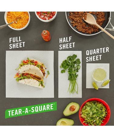 Brawny Tear-A-Square Paper Towels, 6 Triple Rolls (18 Regular Rolls) - Strong, Absorbent, and Convenient - Buy Online on GoSupps.com