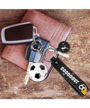 Amaxiu Football Keychain | Mini Soccer Game Gift | Silicone Sport Keychain for Boys & Girls | Perfect Gift for Football Fans - Buy Online on GoSupps.com