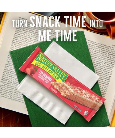 Nature Valley Barres de gaufrette cr meuses croustillantes la fraise fabriqu es avec des grains entiers 5 barres 184 3 g - Buy Online on GoSupps.com