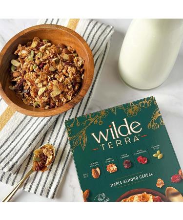 Wilde Terra Maple Almond Cereal - Delicious and Nutritious Breakfast Option - Buy Online on GoSupps.com