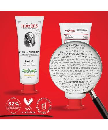 Thayers Blemish Clearing Salicylic Acid & Witch Hazel Acne Face Moisturizer - 4 fl oz | International Shipping Available - Buy Online on GoSupps.com