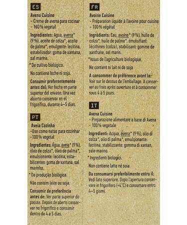 Oatly 7394376615887 Liquid Oat Cream 250 ml - Pack of 6 - Buy Online on GoSupps.com