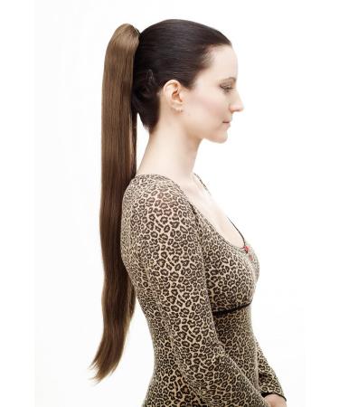WIG ME UP T113-10 Hairpiece/Braid - Long Straight Brown Wig with Butterfly Clip - 70 cm - Buy Online on GoSupps.com