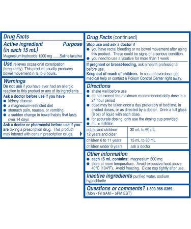 Genuine Milk of Magnesia 4 oz - Shop Internationally | Effective Relief & Quality Assurance - Buy Online on GoSupps.com
