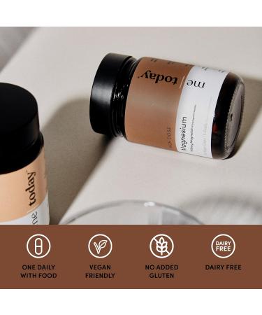 Me Today Magnesium Glycinate Supplement 175mg High Absorption Magnesium Glycinate Capsule for Muscle Recovery Nervous System Support Sleep & Relaxation Vegan Non-GMO 60 Servings. - Buy Online on GoSupps.com