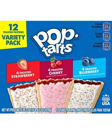 Pop-Tarts Breakfast Toaster Pastries Variety Pack - 72 Count Case (15.238lb) - Buy Online on GoSupps.com