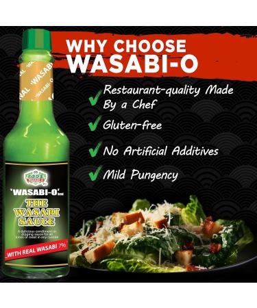 WASABI-O Authentic Japanese Wasabi Sauce & Paste Combo - Real Wasabi Hot Sauce for Sushi & Salad - 62g & 43g - Buy Online on GoSupps.com