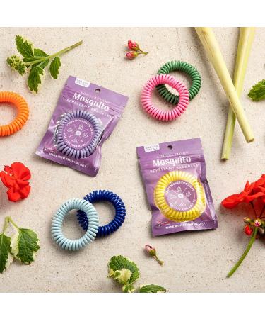 SoulSation Mosquito Repellent Bracelets 15 Pack - DEET-Free, Individually Wrapped Bands - Buy Online on GoSupps.com