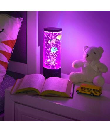 Playlearn Fake Fish Tank Mini Bubble Lamp - Color Changing Sensory Aquarium 11 Inch - Buy Online on GoSupps.com