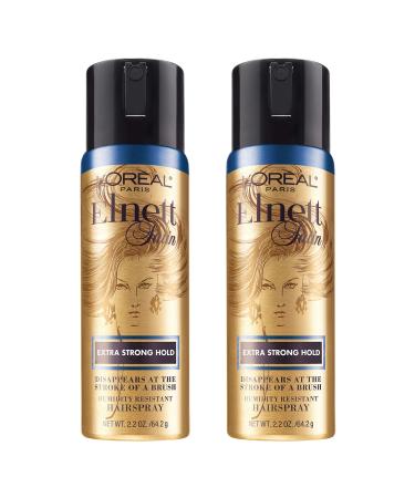 L'Oreal Elnett Satin Hairspray Extra Strong Hold 2.20 oz (Pack of 2)