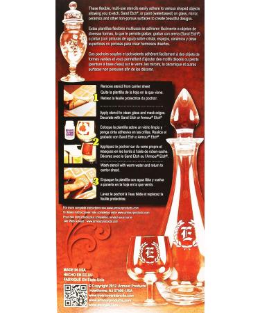 Armour Etch Over N Over Stencil (21-1601) - Buy Online on GoSupps.com
