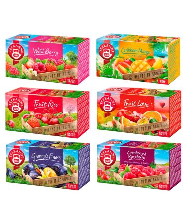 DEKOND TEEKANNE Big Summer Collection (6 x 20 bags) - Fruit Tea - Hot or Iced Tea